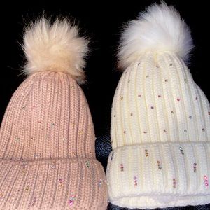 Gap hats with rhinestones brand new .